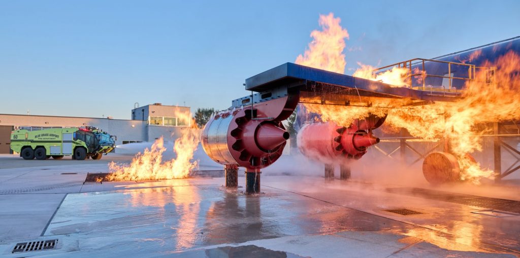 Aircraft Rescue and Firefighting Training Center at Blue Grass Airport